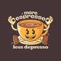 More Espresso-none stretched canvas-Douglasstencil