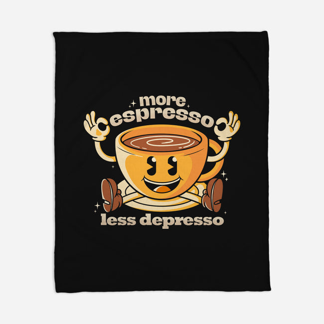 More Espresso-none fleece blanket-Douglasstencil