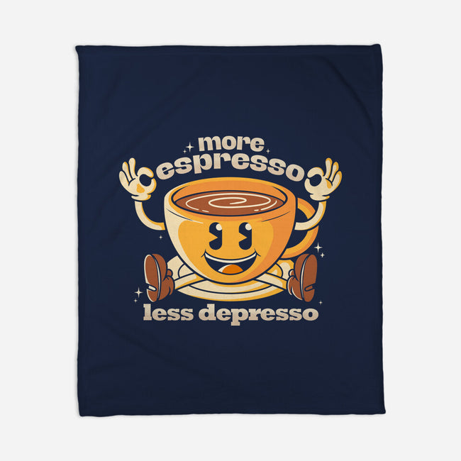 More Espresso-none fleece blanket-Douglasstencil