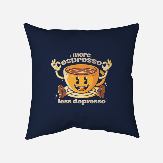 More Espresso-none removable cover throw pillow-Douglasstencil