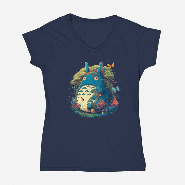 A good neighbor-womens v-neck tee-Syiavri