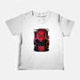 Red Hood Glitch-baby basic tee-danielmorris1993