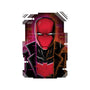 Red Hood Glitch-none polyester shower curtain-danielmorris1993