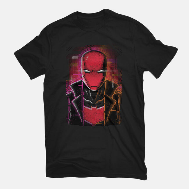 Red Hood Glitch-mens heavyweight tee-danielmorris1993