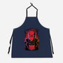 Red Hood Glitch-unisex kitchen apron-danielmorris1993