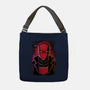 Red Hood Glitch-none adjustable tote bag-danielmorris1993