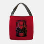 Red Hood Glitch-none adjustable tote bag-danielmorris1993
