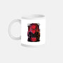 Red Hood Glitch-none mug drinkware-danielmorris1993