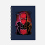 Red Hood Glitch-none dot grid notebook-danielmorris1993