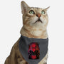Red Hood Glitch-cat adjustable pet collar-danielmorris1993
