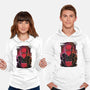 Red Hood Glitch-unisex pullover sweatshirt-danielmorris1993