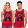 Red Hood Glitch-unisex basic tank-danielmorris1993
