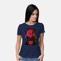 Red Hood Glitch-womens basic tee-danielmorris1993