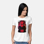 Red Hood Glitch-womens basic tee-danielmorris1993