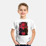 Red Hood Glitch-youth basic tee-danielmorris1993