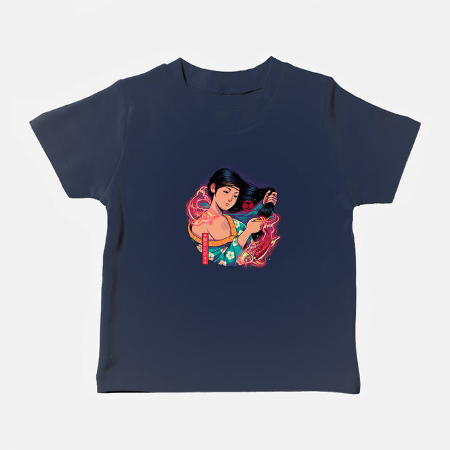 Geisha Beauty-baby basic tee-Bruno Mota