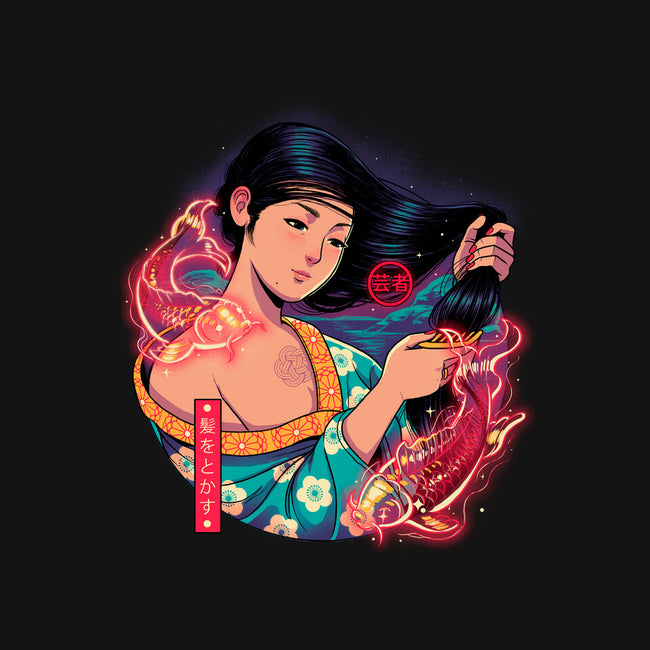 Geisha Beauty-youth crew neck sweatshirt-Bruno Mota