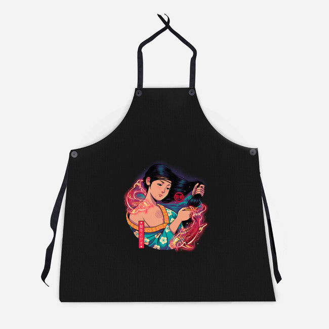 Geisha Beauty-unisex kitchen apron-Bruno Mota