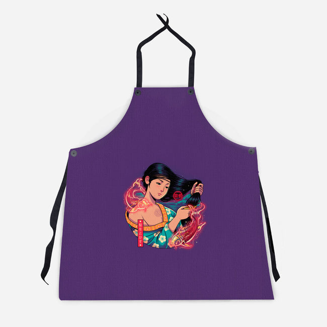 Geisha Beauty-unisex kitchen apron-Bruno Mota