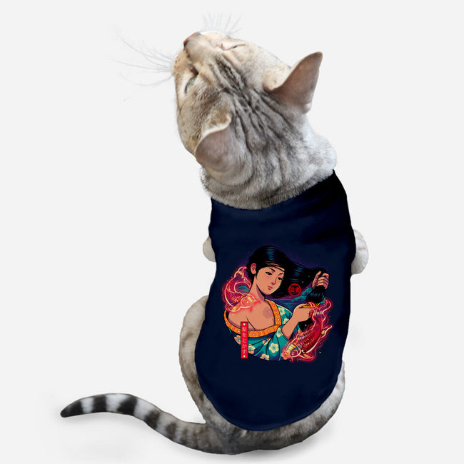 Geisha Beauty-cat basic pet tank-Bruno Mota