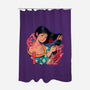 Geisha Beauty-none polyester shower curtain-Bruno Mota