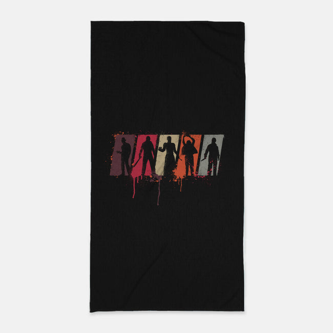 Horror Souls-none beach towel-rocketman_art