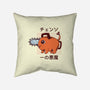 Cute Devil Dog-none removable cover throw pillow-Alundrart