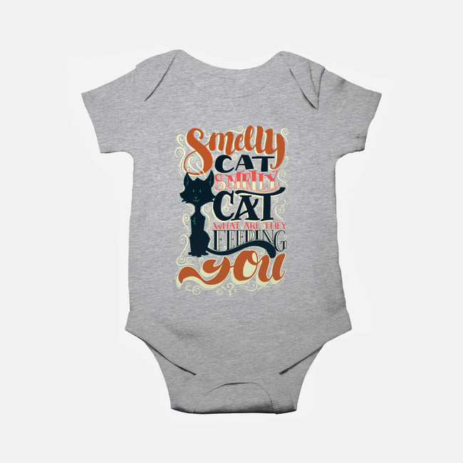 Smelly Cat-baby basic onesie-Studio Moontat