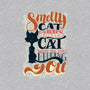 Smelly Cat-womens off shoulder sweatshirt-Studio Moontat