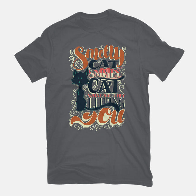 Smelly Cat-mens basic tee-Studio Moontat