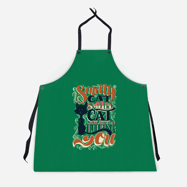 Smelly Cat-unisex kitchen apron-Studio Moontat
