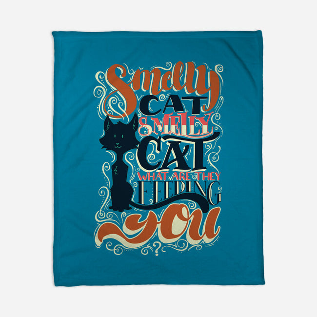 Smelly Cat-none fleece blanket-Studio Moontat