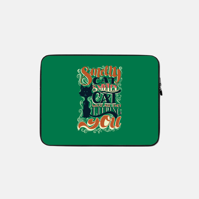 Smelly Cat-none zippered laptop sleeve-Studio Moontat