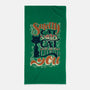 Smelly Cat-none beach towel-Studio Moontat