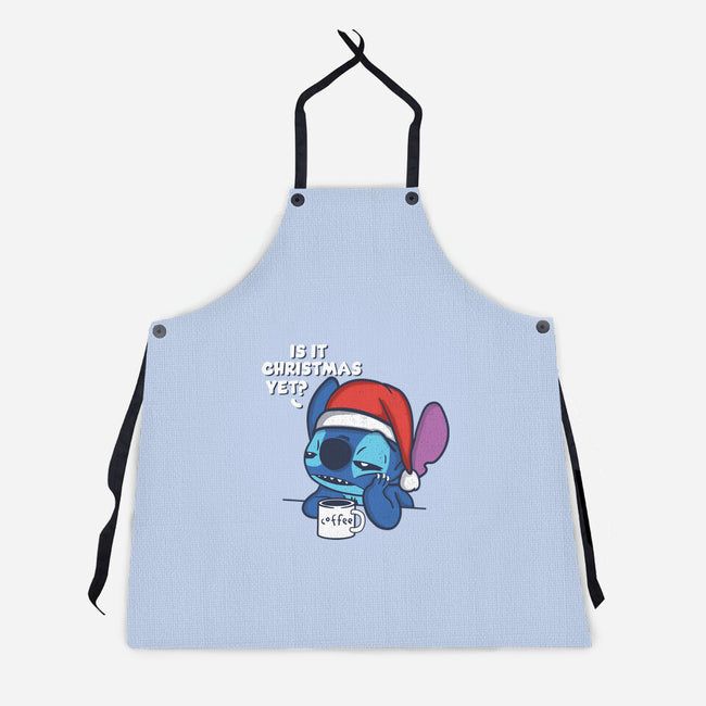 Is It Christmas Yet-unisex kitchen apron-turborat14