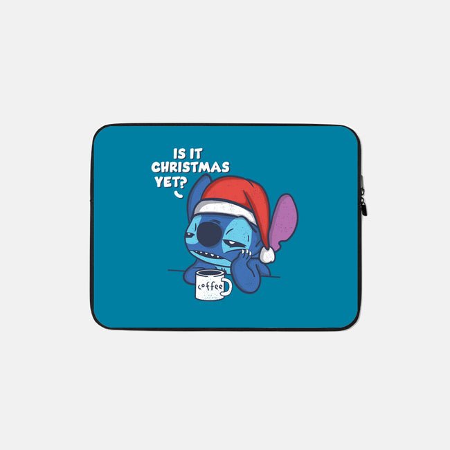 Is It Christmas Yet-none zippered laptop sleeve-turborat14