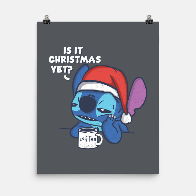 Is It Christmas Yet-none matte poster-turborat14