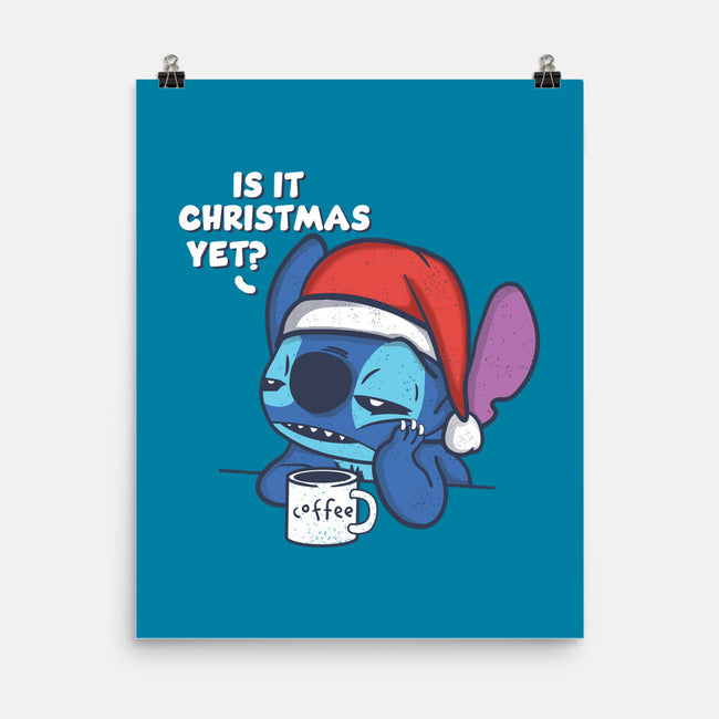 Is It Christmas Yet-none matte poster-turborat14