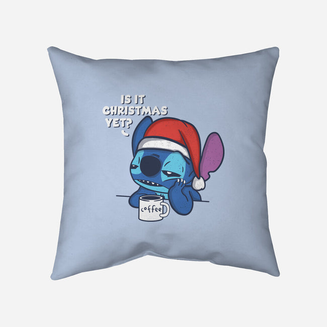 Is It Christmas Yet-none removable cover w insert throw pillow-turborat14