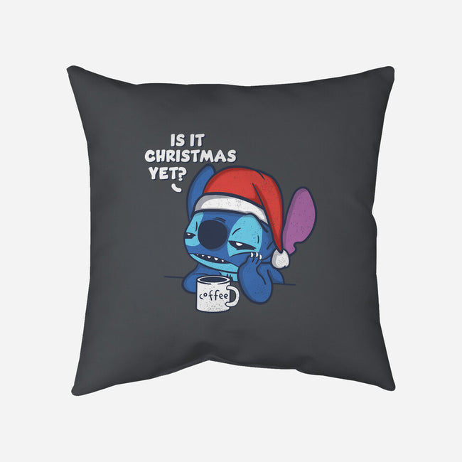 Is It Christmas Yet-none removable cover w insert throw pillow-turborat14