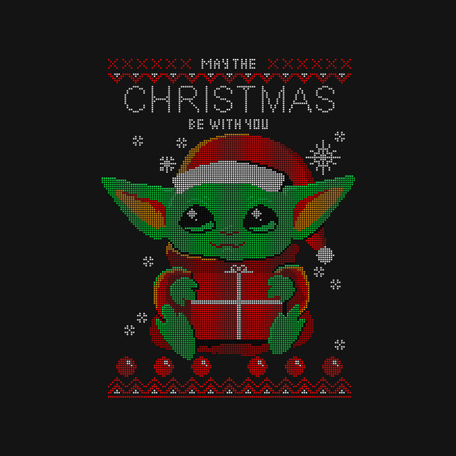 May The Christmas Be With You-youth crew neck sweatshirt-erion_designs