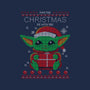 May The Christmas Be With You-none removable cover throw pillow-erion_designs