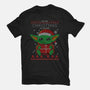 May The Christmas Be With You-womens basic tee-erion_designs