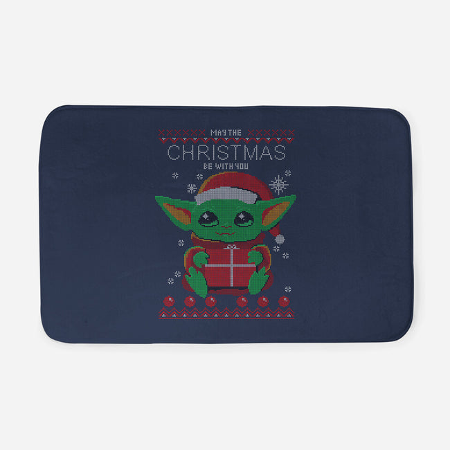 May The Christmas Be With You-none memory foam bath mat-erion_designs