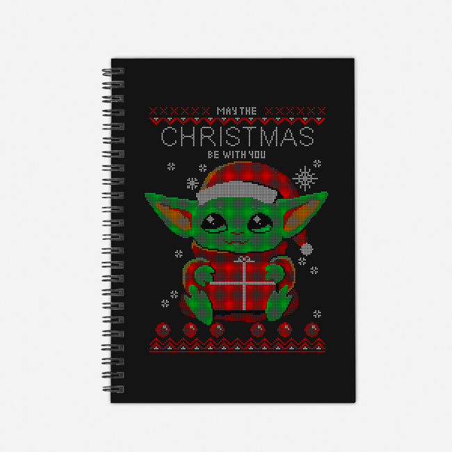 May The Christmas Be With You-none dot grid notebook-erion_designs