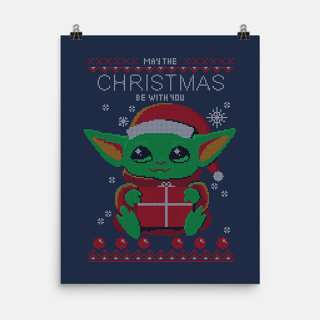 May The Christmas Be With You-none matte poster-erion_designs