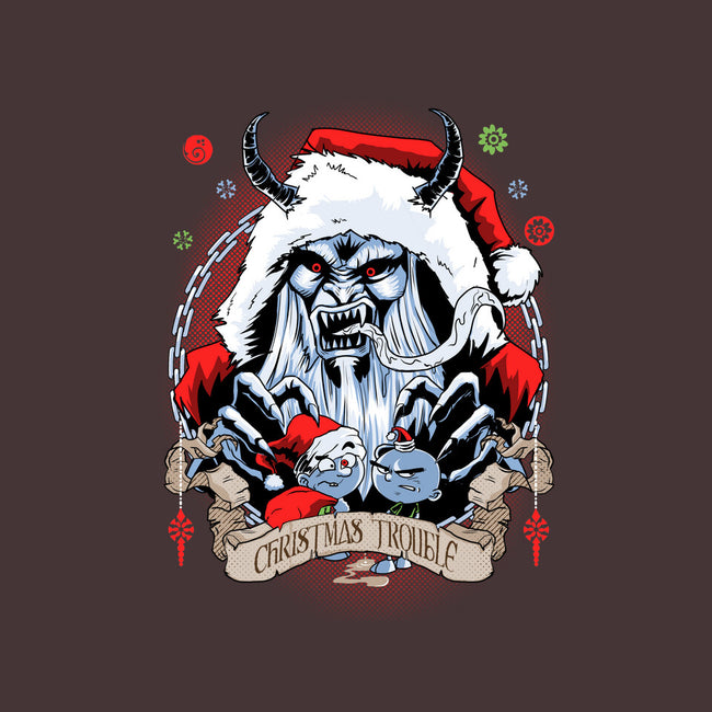 Christmas Trouble-none drawstring bag-Diego Oliver