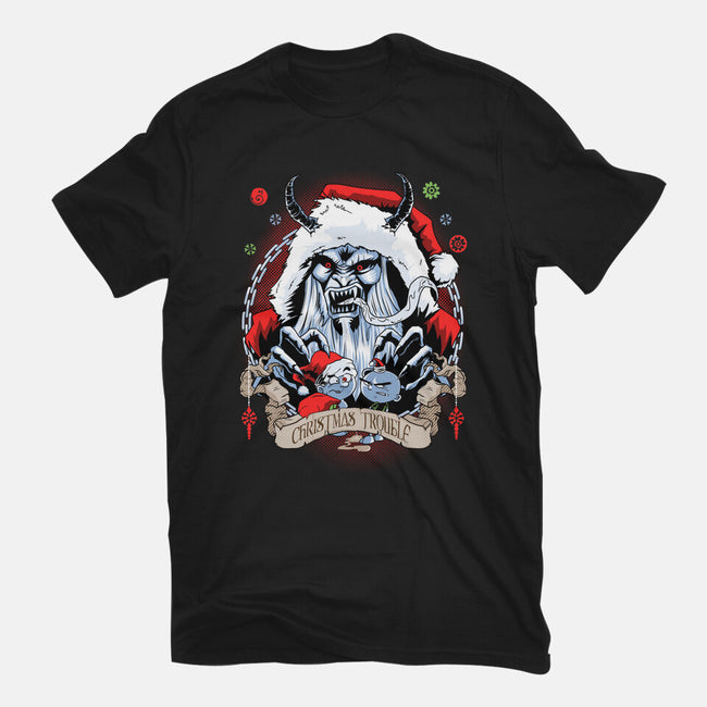 Christmas Trouble-mens premium tee-Diego Oliver