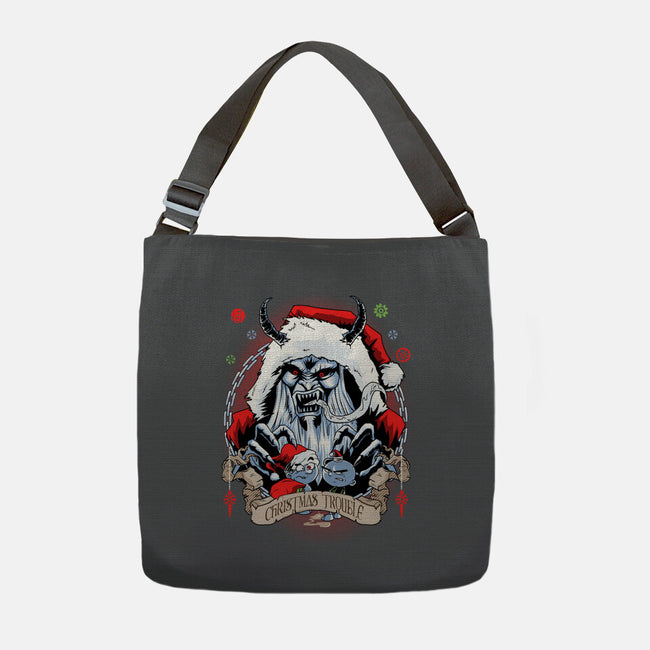 Christmas Trouble-none adjustable tote bag-Diego Oliver