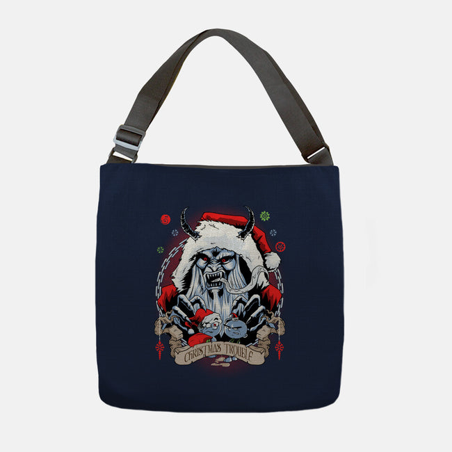 Christmas Trouble-none adjustable tote bag-Diego Oliver